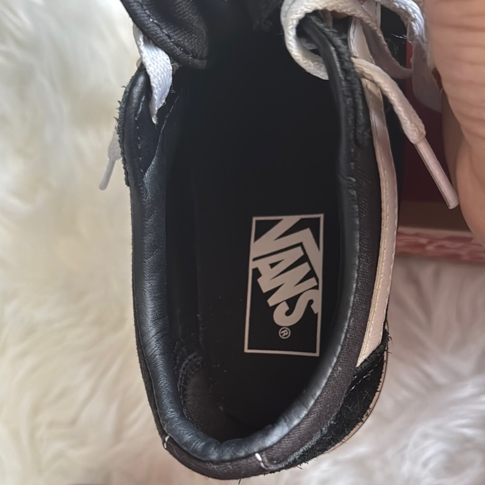 Vans Black and White Sneakers - Picture 9 of 13